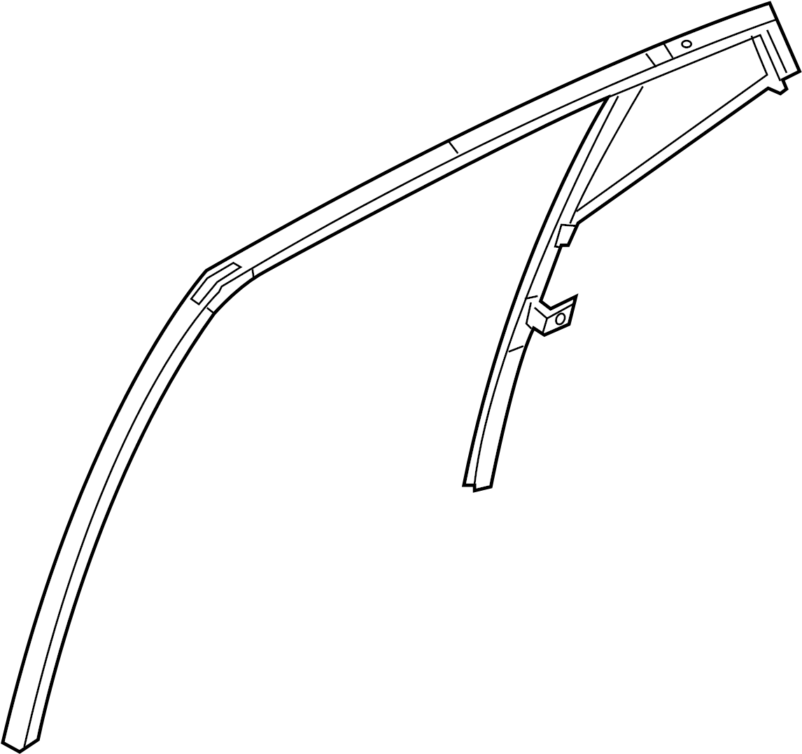 View 82260-9DJ3A Vent Window (Right, Rear) Full-Sized Product Image