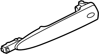 View 82640-9DJ8A Exterior Door Handle (Right) Full-Sized Product Image
