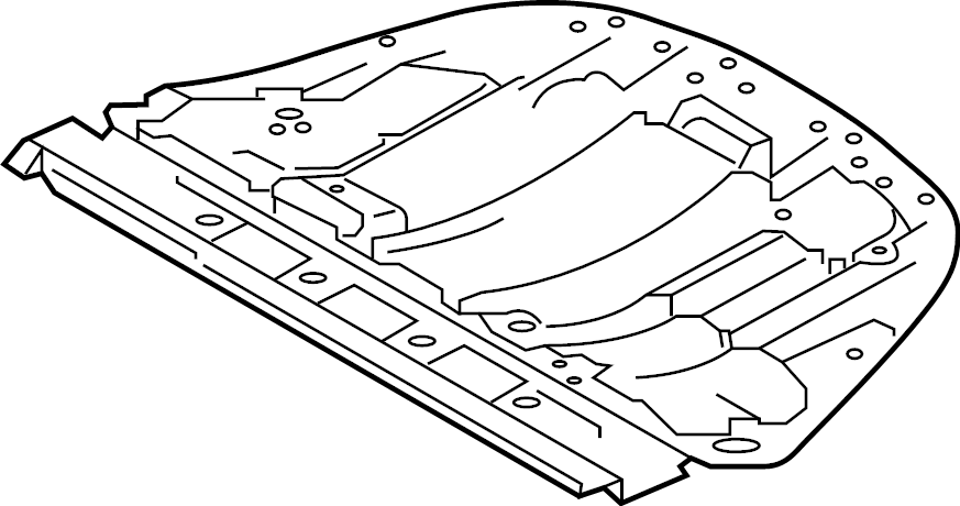 2022 Nissan Altima Radiator Support Splash Shield - 75890-6CA0A ...