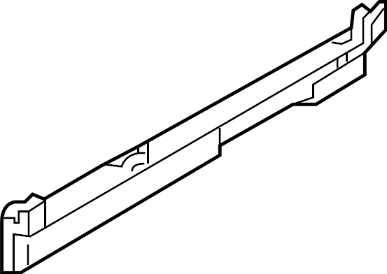 View 21554-6CA0A Radiator Support Baffle Full-Sized Product Image