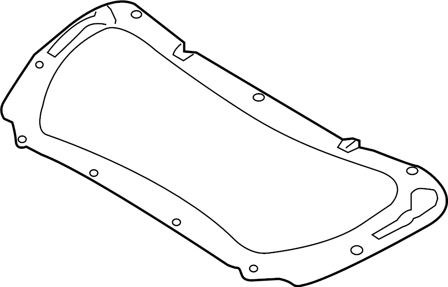 View 65840-6CA0A Hood Insulation Pad Full-Sized Product Image