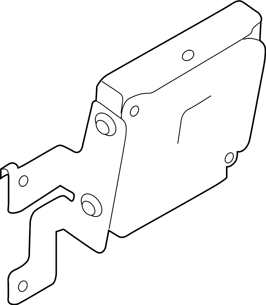 View 284A1-6CA0B Parking Aid Control Module Full-Sized Product Image