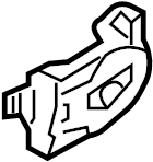 View 873K7-7FC7A Bracket Cushion. Bracket Seat.  (Left, Front) Full-Sized Product Image