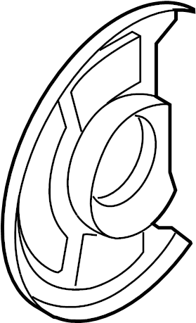View 44030-8J010 Brake Splash Guard. Plate Back, Brake.  (Left, Rear) Full-Sized Product Image