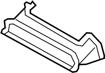View 21468-KB50B Radiator Support Air Duct Full-Sized Product Image