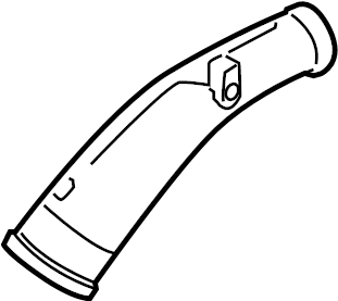 View 14460-JF00A Intercooler Pipe Full-Sized Product Image