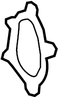 View 14445-JF01B Turbocharger Outlet Gasket.  Full-Sized Product Image