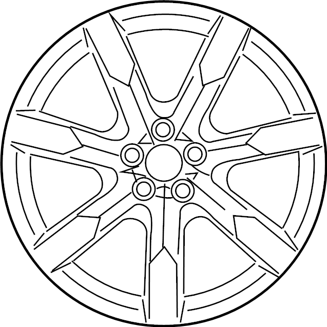 View D0C00-89S1A Wheel Full-Sized Product Image