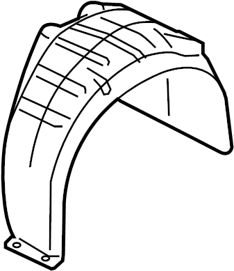 View 76748-6AV0A Quarter Panel Splash Shield (Right, Rear) Full-Sized Product Image