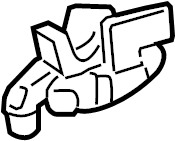 View 84620-JF00A Deck Lid Striker Full-Sized Product Image
