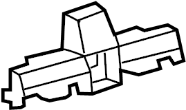 View 96252-JF10A License Plate Bracket (Rear) Full-Sized Product Image