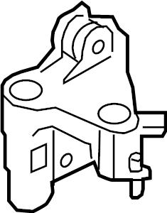 View 11232-3LM0A Engine Mount Bracket (Right) Full-Sized Product Image