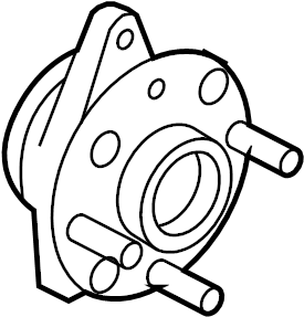 View D0202-3SH0JNW Hub Road Wheel.  (Right, Front) Full-Sized Product Image