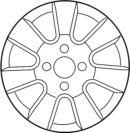 View D0300-EN11B Wheel Full-Sized Product Image