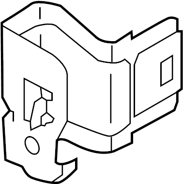 View 24317-1HK0A Fuse Box Bracket Full-Sized Product Image