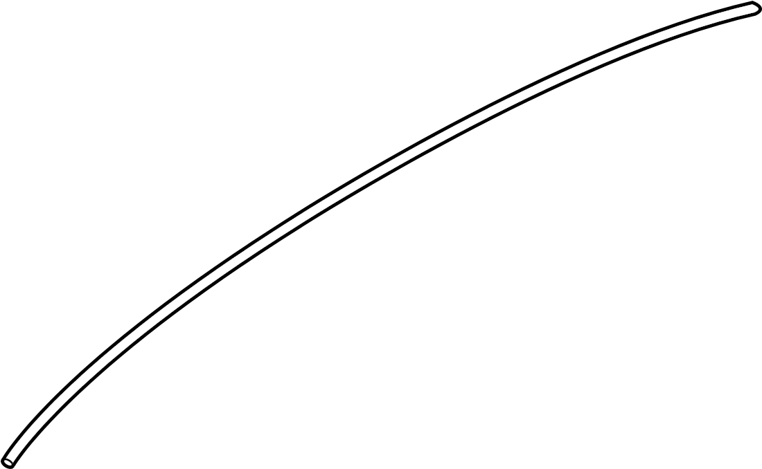 View 73853-3AW0A Roof Drip Molding (Left) Full-Sized Product Image