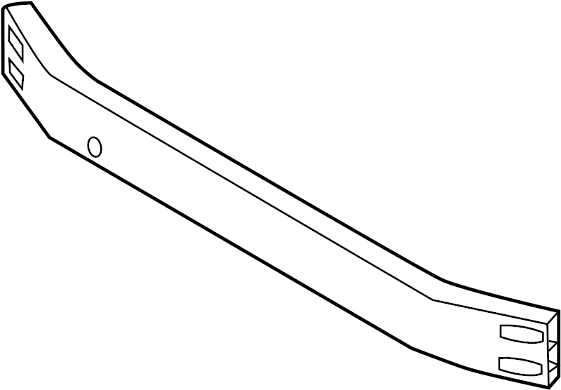 View 62030-1JA0A Bumper Impact Bar (Front) Full-Sized Product Image