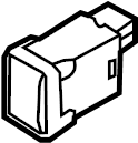 View 25261-1JA0A Liftgate Latch Release Switch Full-Sized Product Image