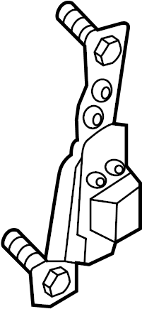 View 87824-1FA0A Seat Belt Height Adjuster Full-Sized Product Image