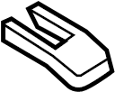 View 88271-1JA0C Seat Track Cover (Right, Rear) Full-Sized Product Image