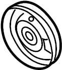 View 49132-AD100 Power Steering Pump Pulley Full-Sized Product Image