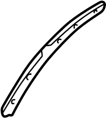View 82839-2Y000 Door Seal (Left, Rear) Full-Sized Product Image