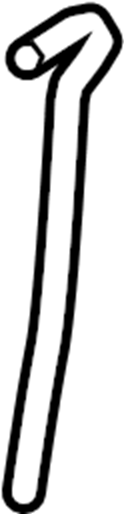 View 21743-1LA0A Engine Coolant Reservoir Hose Full-Sized Product Image