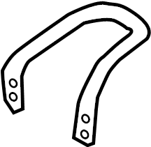 View 57223-1LA0A Spare Tire Bracket Full-Sized Product Image