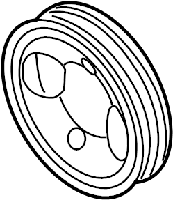 View 49132-7S001 Power Steering Pump Pulley Full-Sized Product Image