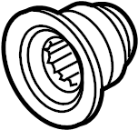 View 38210-1LA0A Drive Shaft Pinion Yoke Full-Sized Product Image