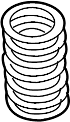 View 55020-1W201 Coil Spring (Rear) Full-Sized Product Image