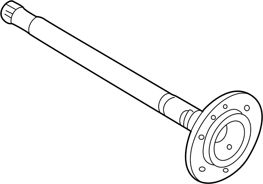 Ver 38162-EA00A EJE TRASERO Imagen de tamaño completo