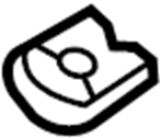 View 9J1885967 Seat Cushion Bracket Full-Sized Product Image