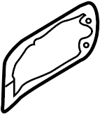 View 80654-CC010 Gasket Outside Handle, Door.  (Front, Rear) Full-Sized Product Image