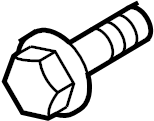 View 54459-6HH0A BOLT                                     Full-Sized Product Image