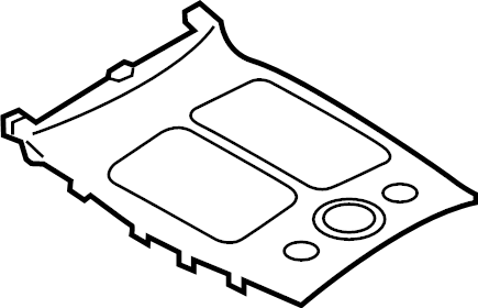 Ver K6931-1A69A EMBELLECEDOR CONSOLA Imagen de tamaño completo