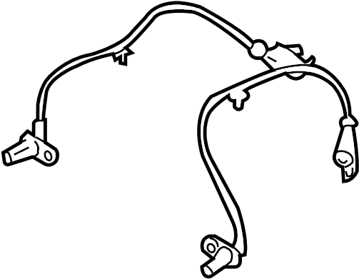 View 47900-3NA3A ABS Wheel Speed Sensor (Rear) Full-Sized Product Image