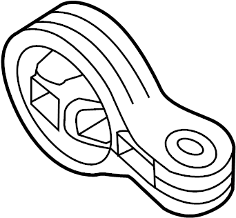 View 11350-3TA0B Engine Torque Rod Mount.  Full-Sized Product Image