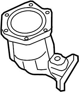 View 208A3-9PG0A Catalytic Converter Full-Sized Product Image