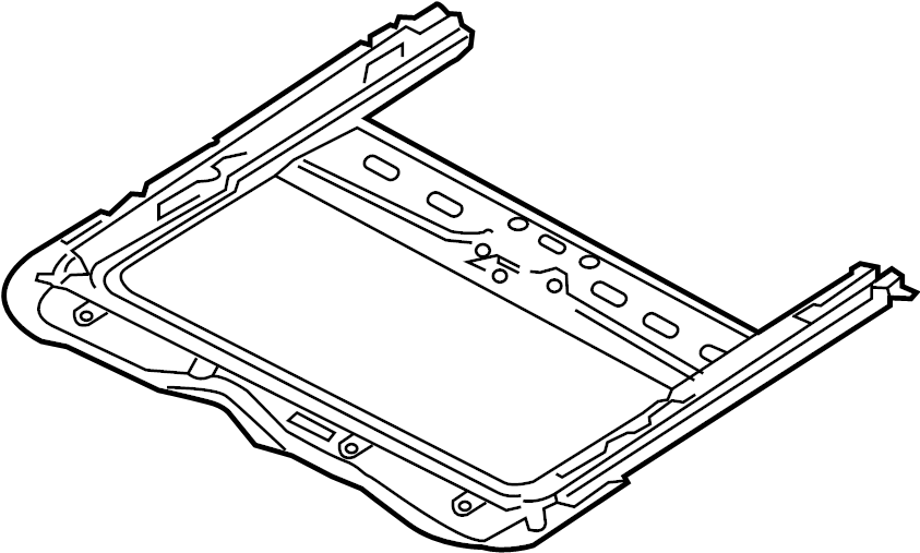 View 91350-6MA1A Sunroof Frame Full-Sized Product Image