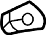 View 01553-0167U Bumper Corner Cover Clip Full-Sized Product Image