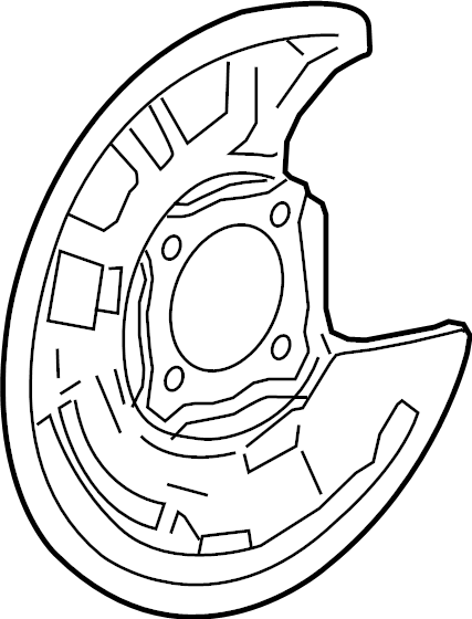 Ver 44151-5DA0A PLACA DEFLECTORA Imagen de tamaño completo