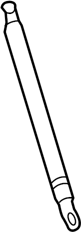 View 90452-1EA1C Liftgate Lift Support (Right) Full-Sized Product Image