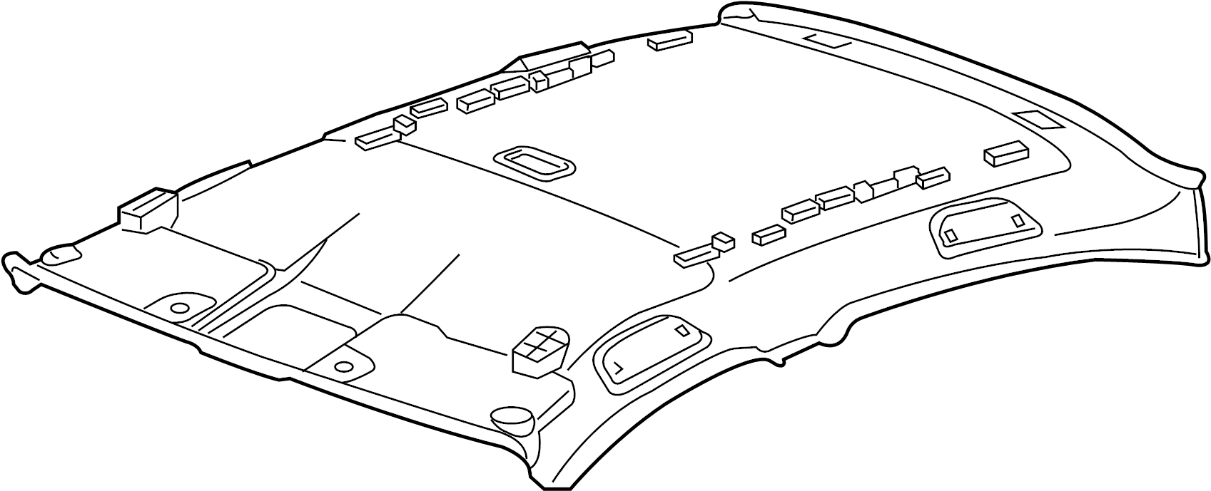 Honda Accord Headliner 83200T2FA01ZB Genuine Honda Part