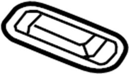 View 70611-SZA-A01ZB HANDLE, SUNSHADE *NH598L*(ATLAS GRAY).  Full-Sized Product Image