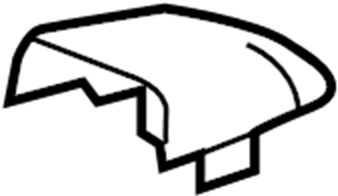 View JL1Z7863389AAD Cover. Track. Cap. (Rear) Full-Sized Product Image