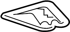 View 80A8613064PK Roof Bezel Bracket Full-Sized Product Image