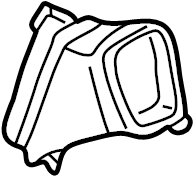 View MJA6690AA Instrument Panel Air Duct (Upper) Full-Sized Product Image