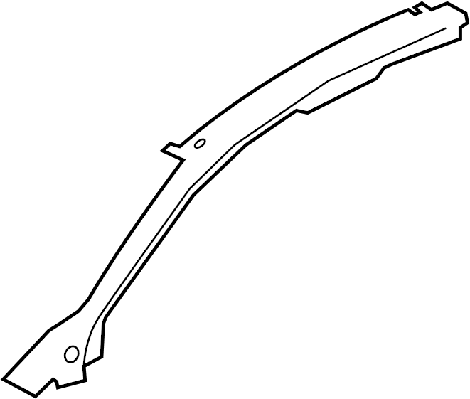 View T2H4734 Roof Side Rail Reinforcement Full-Sized Product Image