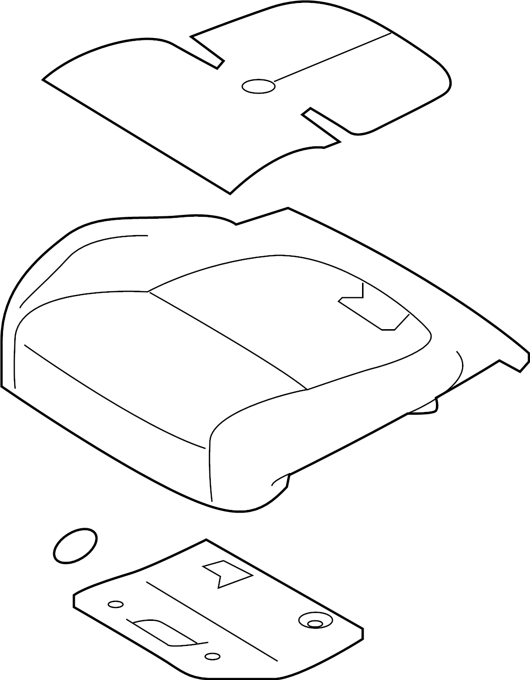 View 80702CU000 Air Bag Passenger Presence Module Full-Sized Product Image